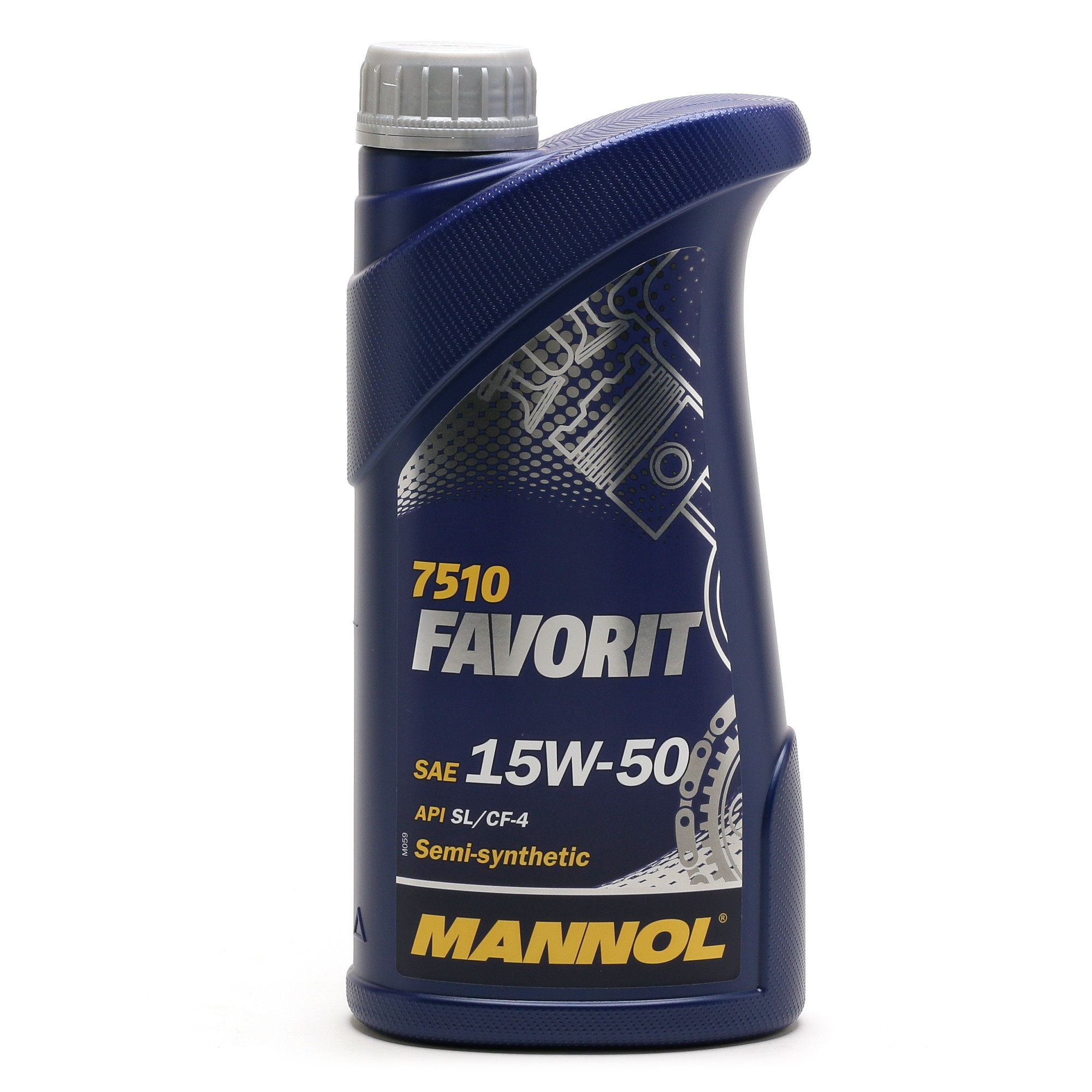 Mannol 7510 Favorit 15W-50 teilsynthetisches Motoröl 1l Flasche